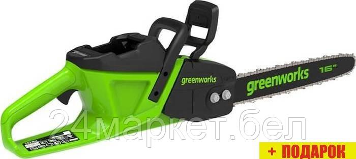 Аккумуляторная пила Greenworks GD40CS20X (без АКБ) - фото 2 - id-p220267386