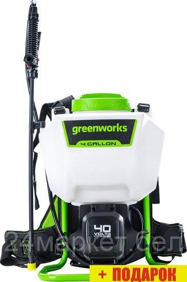 Аккумуляторный опрыскиватель Greenworks 40V G40BPS без АКБ и ЗУ - фото 1 - id-p220267341