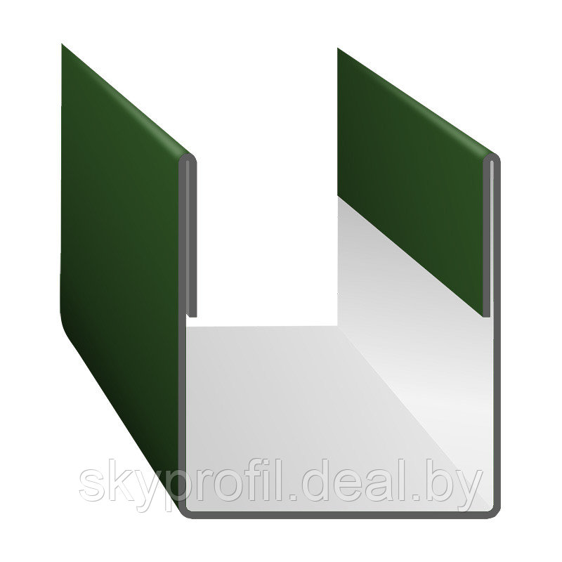 Планка торцовая фасадная ПС 20, 2 м, RAL6002 (зелёный лист) - фото 1 - id-p191024558