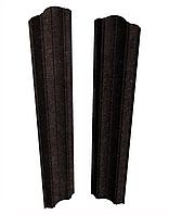 Штакетник Скайпрофиль вертикальный М-112 Престиж, Базальт, Одностороннее, RAL8019 (серо-коричневый)