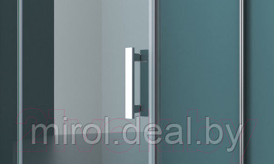 Душевой уголок BelBagno KRAFT-AH-12-120/100-C-Cr-R - фото 4 - id-p220476192