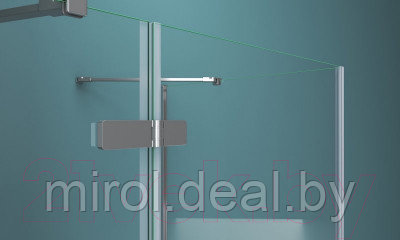 Душевой уголок BelBagno KRAFT-AH-12-120/100-C-Cr-R - фото 5 - id-p220476192