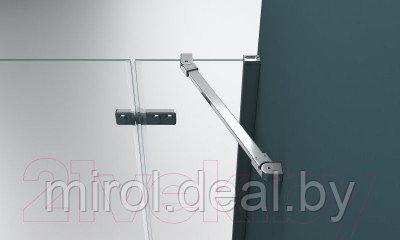 Душевой уголок BelBagno KRAFT-AH-12-120/100-C-Cr-R - фото 7 - id-p220476192