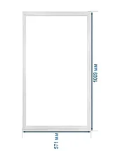 Уплотнитель двери холодильника Indesit, Ariston, Stinol  (101*57см) С00295030 GREY(серый) оригинал, Липецк, фото 2