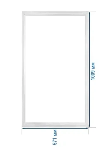 Уплотнитель двери холодильника Indesit, Ariston, Stinol (101*57см) С00295030 GREY(серый) оригинал, Липецк - фото 2 - id-p220478736