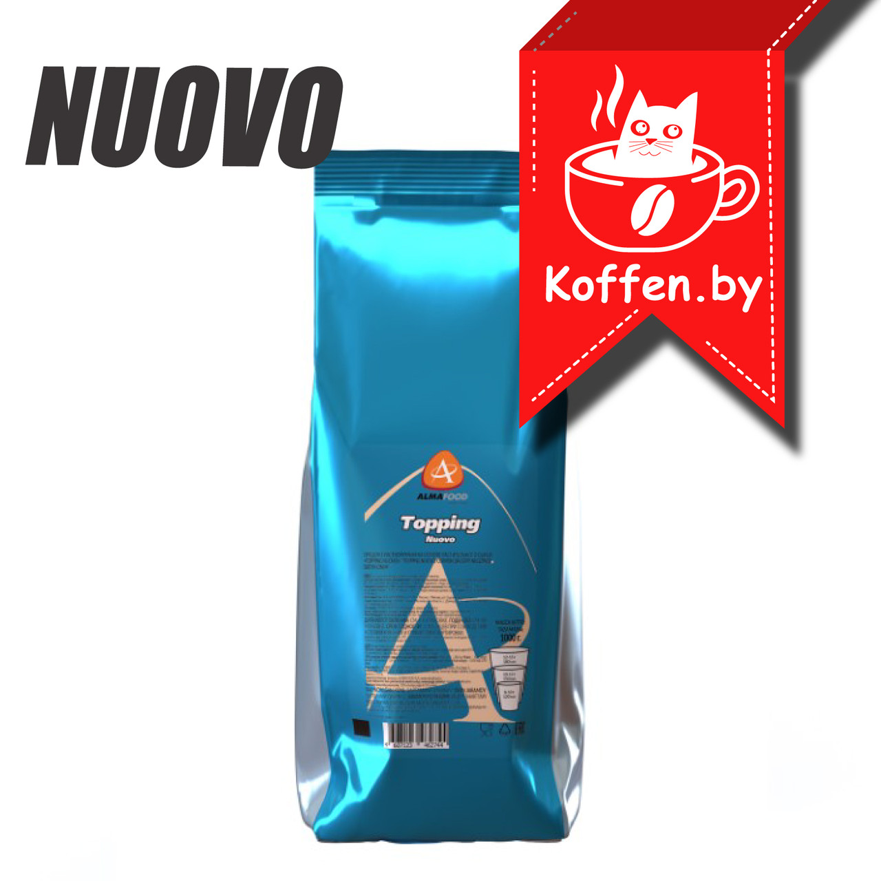 Сухие сливки для кофе "Topping Nuovo" ALMAFOOD Пакет. 1кг. - фото 1 - id-p220478789