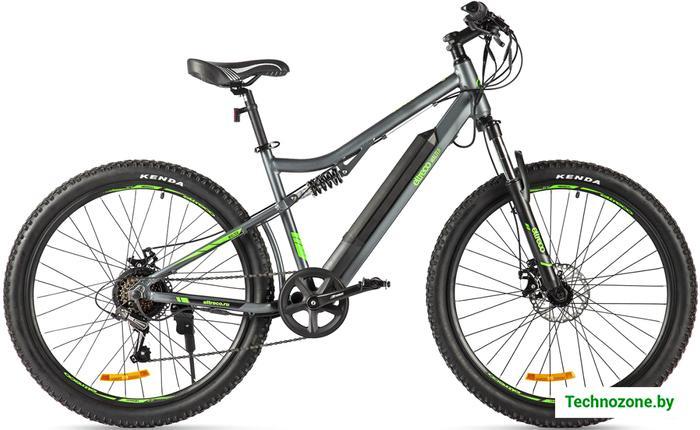 Электровелосипед Eltreco Walter 2022 (серый/зеленый) - фото 1 - id-p220478272