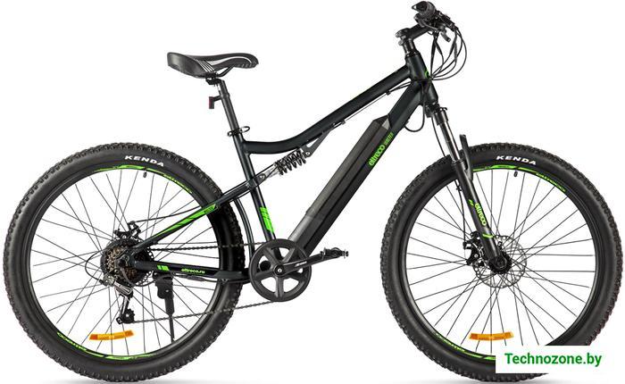 Электровелосипед Eltreco Walter 2022 (черный/зеленый) - фото 1 - id-p220478273