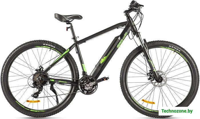 Электровелосипед Eltreco Ultra Max 2022 (черный/зеленый) - фото 1 - id-p220478276