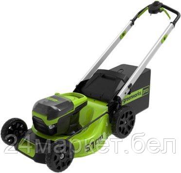 Газонокосилка Greenworks GD60LM51SPK4 2514307UB (с 1-им АКБ 4 Ач) - фото 1 - id-p220267101