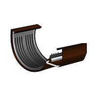 Соединитель желоба, RAL8017 (шоколадно-коричневый), Полиэстер матовый