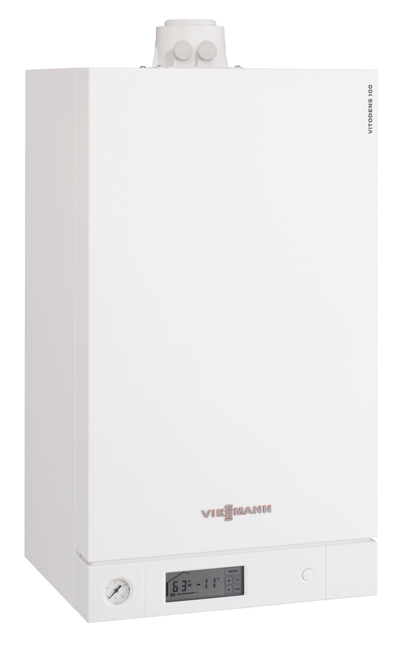 Конденсационный газовый котел Viessmann Vitodens 100 WB1HC 19 turbo (одноконтурный) - фото 1 - id-p220478944