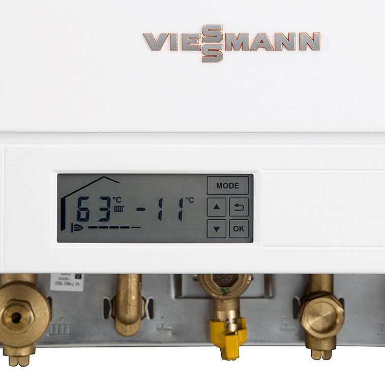 Конденсационный газовый котел Viessmann Vitodens 100 WB1HC 19 turbo (одноконтурный) - фото 3 - id-p220478944