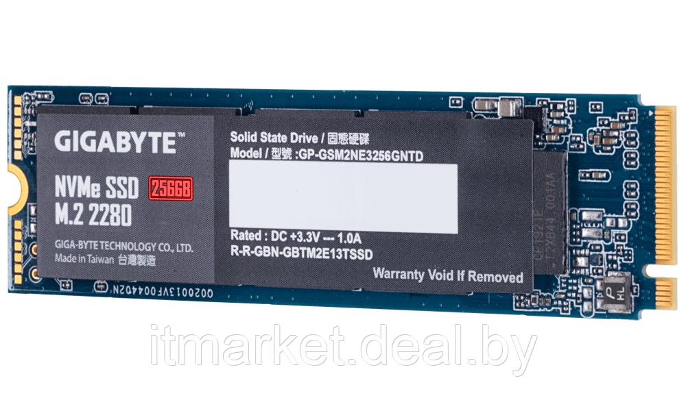 Жесткий диск SSD 256Gb Gigabyte NVMe (GP-GSM2NE3256GNTD) - фото 3 - id-p220478814