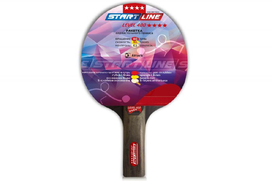 Теннисная ракетка Start line Level 400 New (прямая) - фото 1 - id-p220478017