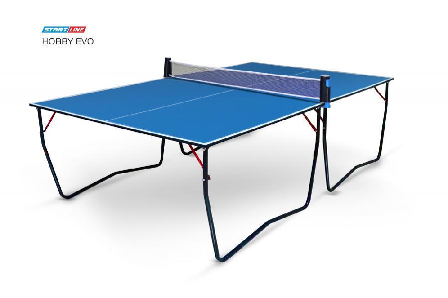 Стол теннисный Start Line Hobby EVO (Синий) - фото 1 - id-p220478055