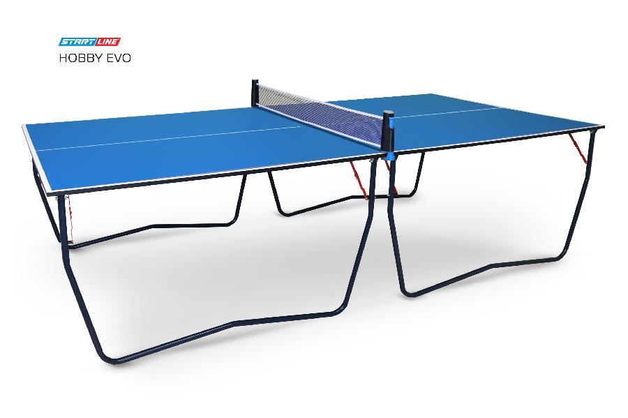 Стол теннисный Start Line Hobby EVO (Синий) - фото 3 - id-p220478055
