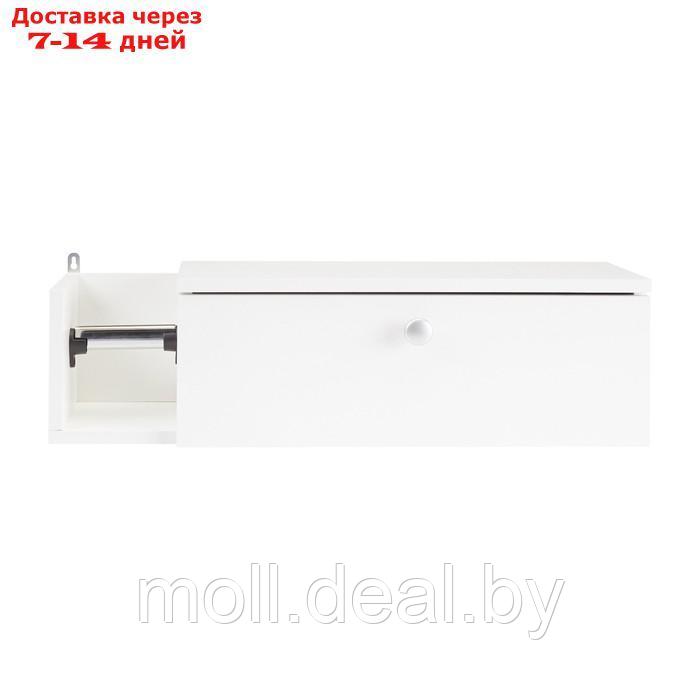 Шкаф-пенал Белый с бумагодержателем 21 х 20 х 70 см - фото 4 - id-p218426579