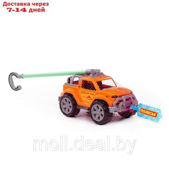 Автомобиль-каталка "Легионер" с ручкой, цвет оранжевый - фото 6 - id-p220460693