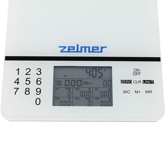 Весы кухонные Zelmer ZKS1500N, электронные, до 5 кг, серые - фото 3 - id-p220479397