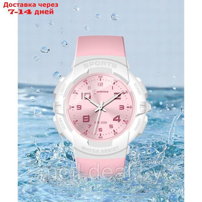 Часы наручные детские, d-4.5 см, ремешок силикон, 3 АТМ, розовые - фото 3 - id-p220459742