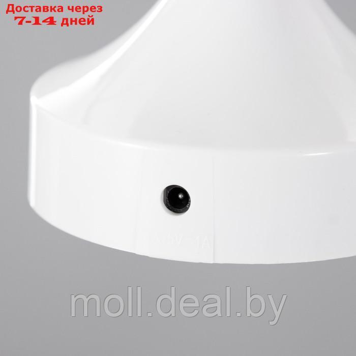 Настольная лампа с ПДУ "Вильям" LED 0.9Вт 4000К USB АКБ белый 11х11х16,2см - фото 7 - id-p218425134