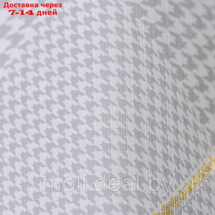 Клеенка столовая на тканевой основе "Гусиная лапка", рулон 20 метров, ширина 137 см - фото 4 - id-p218426688