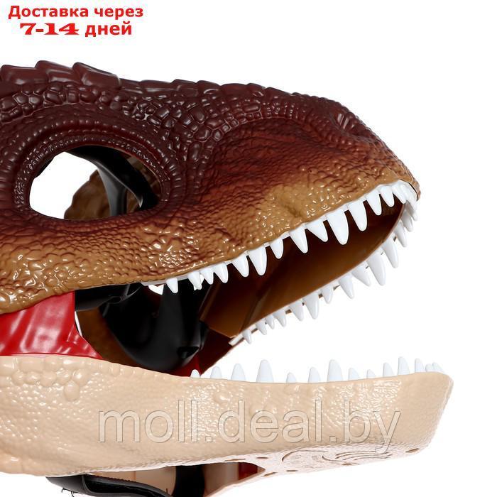 Интерактивная маска динозавра "Раптор", звуковые эффекты работает от батареек - фото 4 - id-p220461776