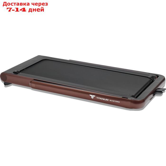 Беговая дорожка электрическая Titanium Masters Slimtech C20, коричневая - фото 4 - id-p220464888