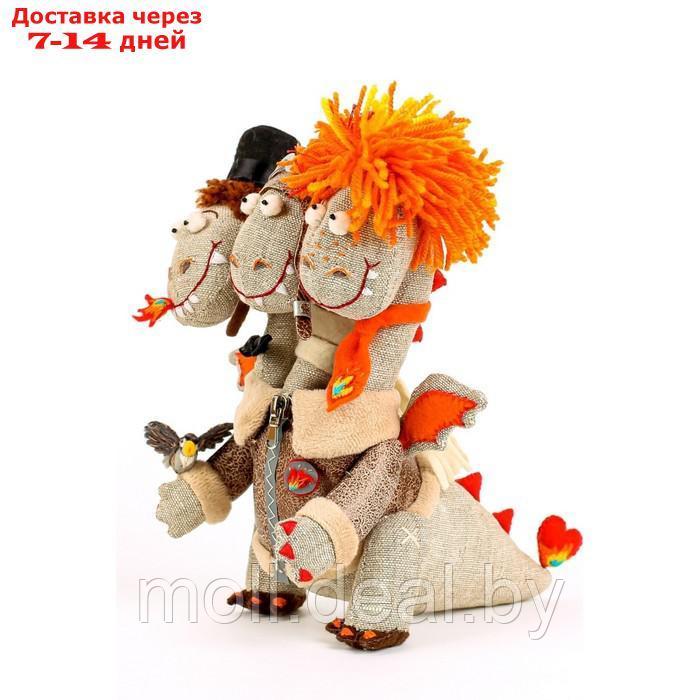 Набор для изготовления текстильной игрушки "Змей Горыныч" высота 21,5 см - фото 3 - id-p220460796
