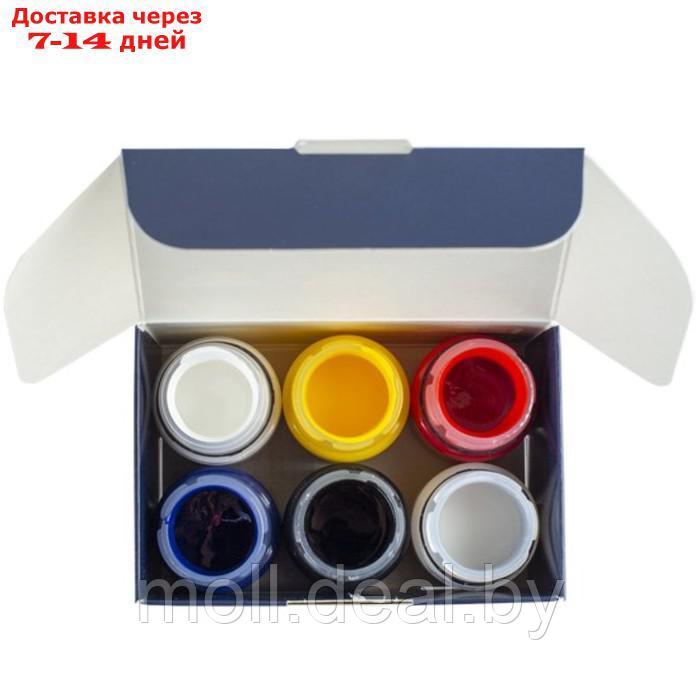 Набор акриловых красок по коже 5 цветов х 20 мл, ЗХК Decola, 261412141 - фото 6 - id-p220458868