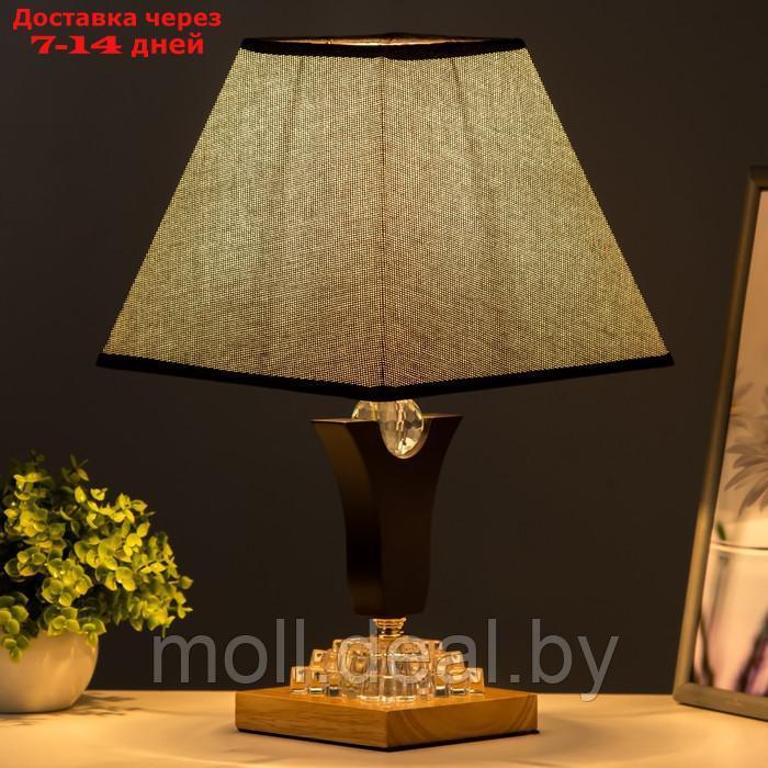 Настольная лампа "Хела" Е27 40Вт черный23х23х40 см - фото 2 - id-p218425231