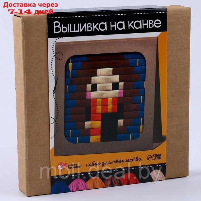 Игрушка пластик Набор для творчества Вышивка на канве Девочка - фото 7 - id-p218426835