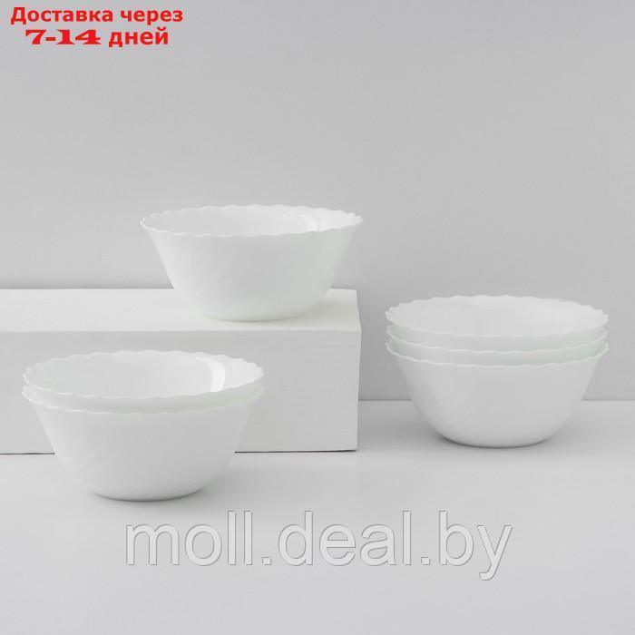 Набор салатников Luminarc Trianon, d=18 см, стеклокерамика, 6 шт, цвет белый - фото 1 - id-p218425279