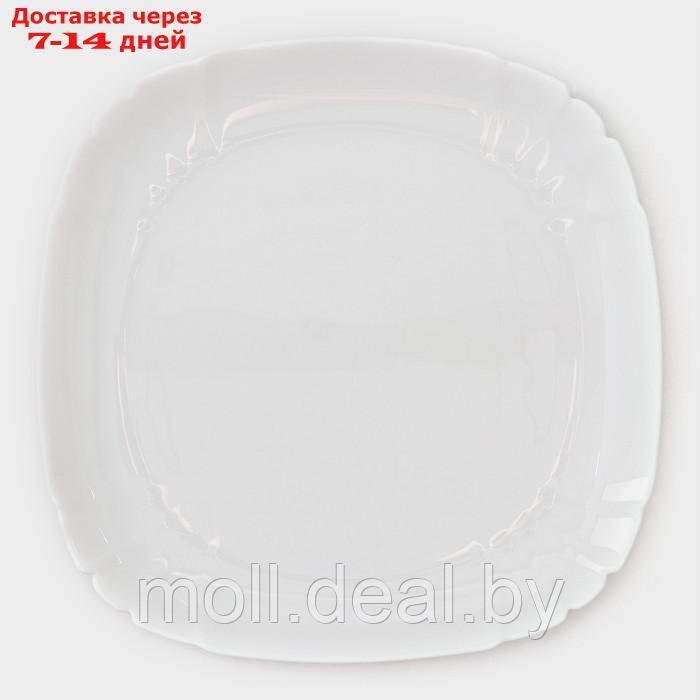 Набор подстановочных тарелок Luminarc Lotusia, d=25,5 см, стеклокерамика, 6 шт, цвет белый - фото 3 - id-p218425290