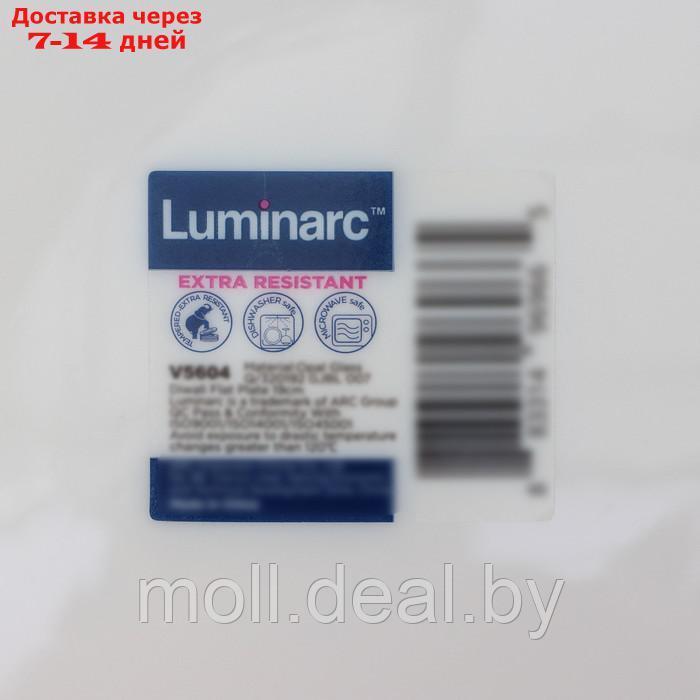 Набор подстановочных тарелок Luminarc Lotusia, d=25,5 см, стеклокерамика, 6 шт, цвет белый - фото 6 - id-p218425290