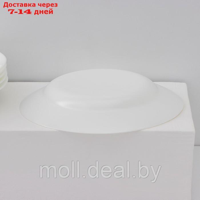 Набор суповых тарелок Luminarc Everyday, d=22 см, стеклокерамика, 6 шт, цвет белый - фото 4 - id-p218425296