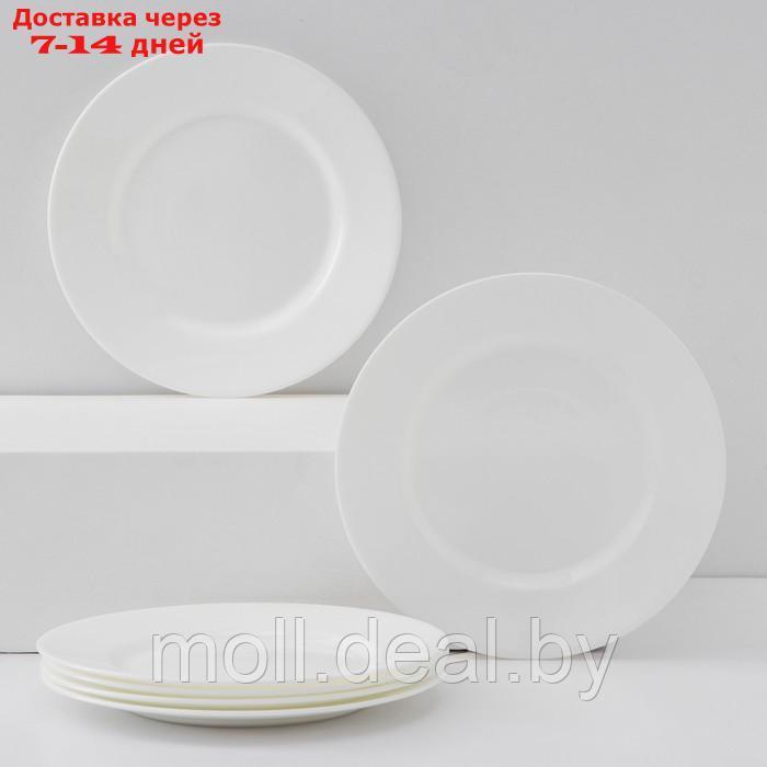 Набор десертных тарелок Luminarc Everyday, d=19 см, стеклокерамика, 6 шт, цвет белый - фото 1 - id-p218425297