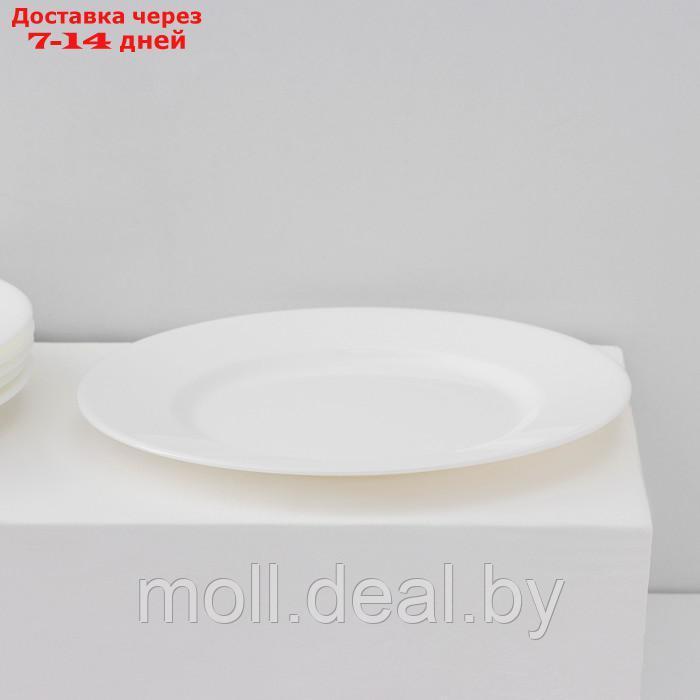 Набор десертных тарелок Luminarc Everyday, d=19 см, стеклокерамика, 6 шт, цвет белый - фото 2 - id-p218425297