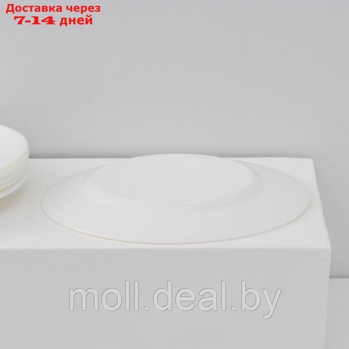 Набор десертных тарелок Luminarc Everyday, d=19 см, стеклокерамика, 6 шт, цвет белый - фото 4 - id-p218425297