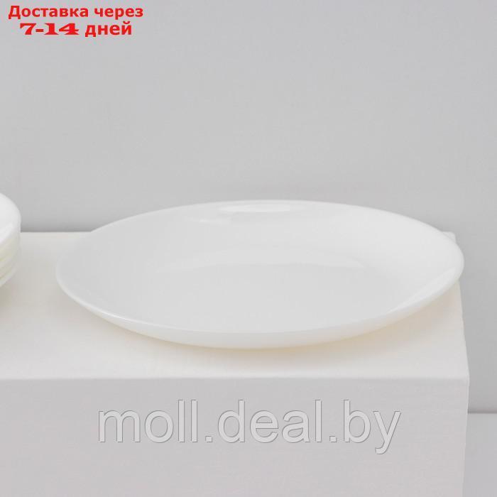 Набор десертных тарелок Luminarc Diwali, d=19 см, стеклокерамика, 6 шт, цвет белый - фото 2 - id-p218425300