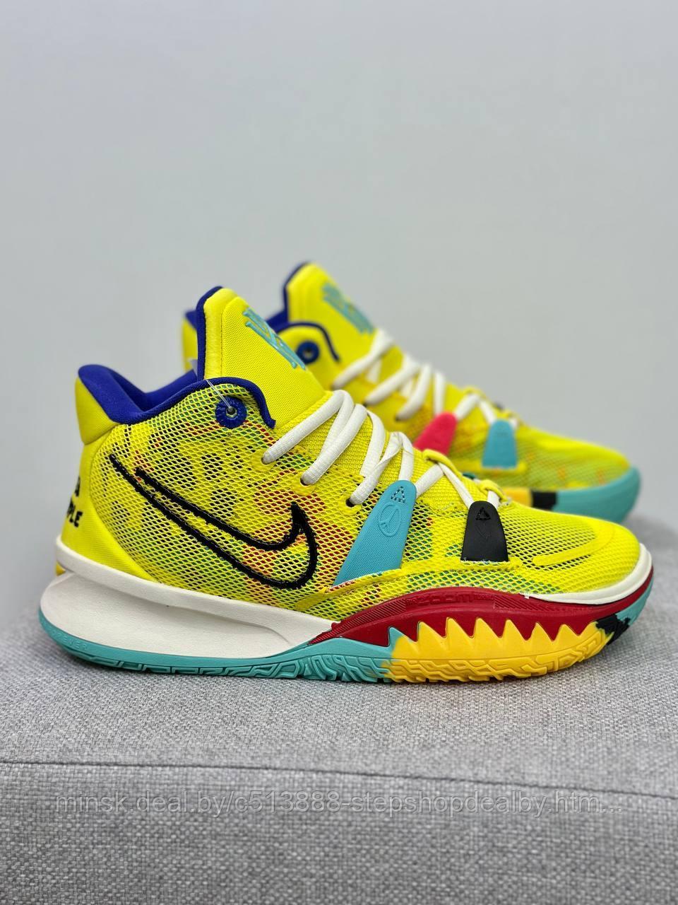 Nike Kyrie 7 1 World 1 People Electric Yellow (GS) - фото 3 - id-p220480075