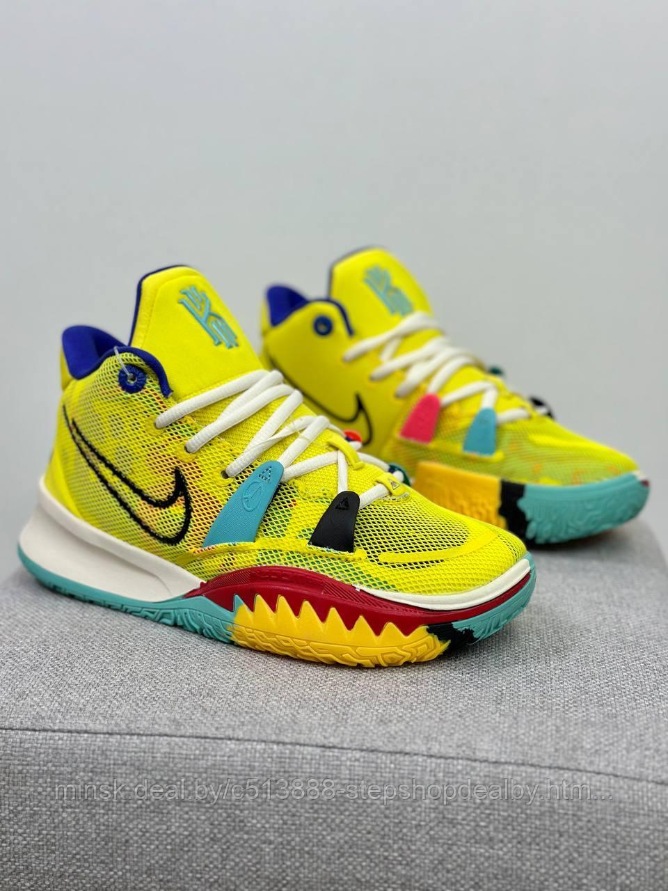 Nike Kyrie 7 1 World 1 People Electric Yellow (GS) 40 - фото 1 - id-p220480131