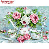 Набор алмазной вышивки "Розовый чай"