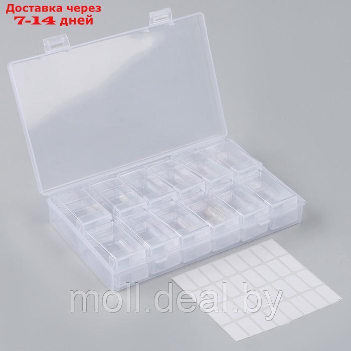 Органайзер для хранения страз алмазной мозаики, 24 секции - фото 2 - id-p218427099