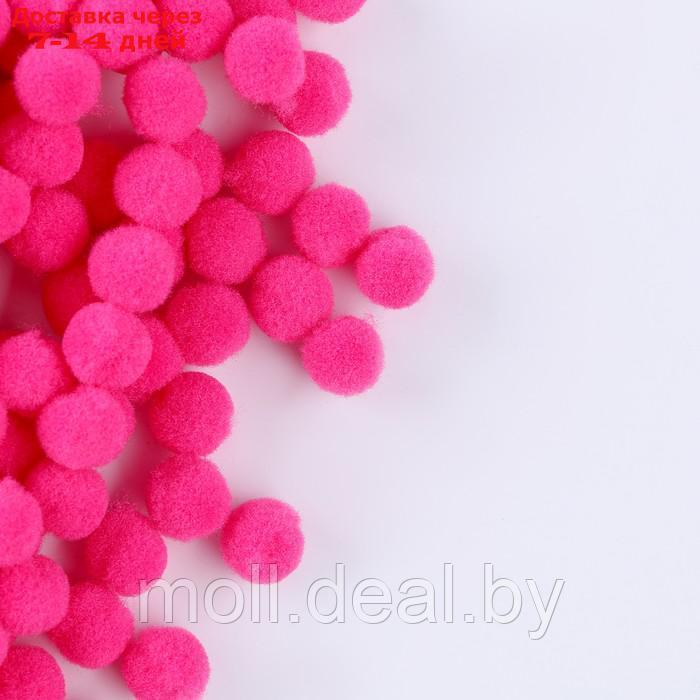 Набор деталей для декора "Бомбошки", 5000 шт набор, размер 1 шт 1 см, цвет розовый - фото 2 - id-p218427101