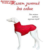 Жилет Osso "Аляска" для собак, размер 30 (ДС 28-30, ОШ 32, ОГ 42-50), красный