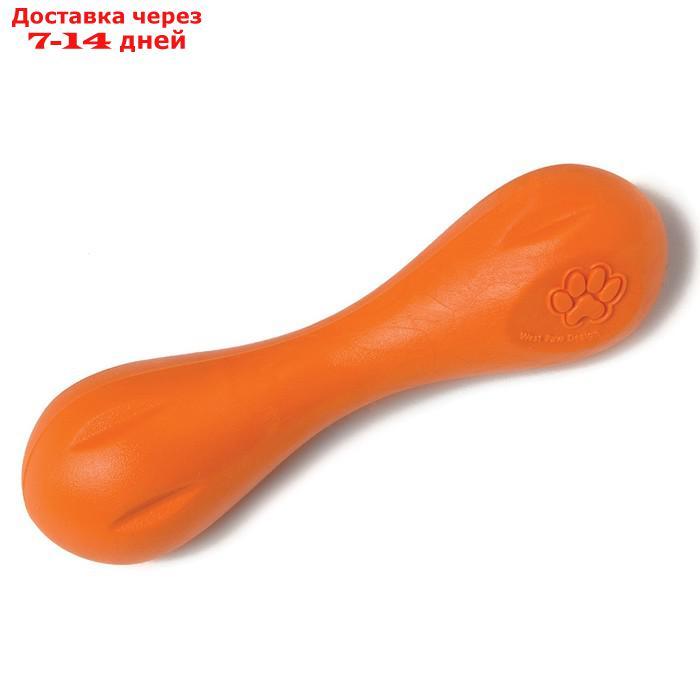 Игрушка Zogoflex Hurley "Гантель" S, 15 см, оранжевая - фото 2 - id-p220464227