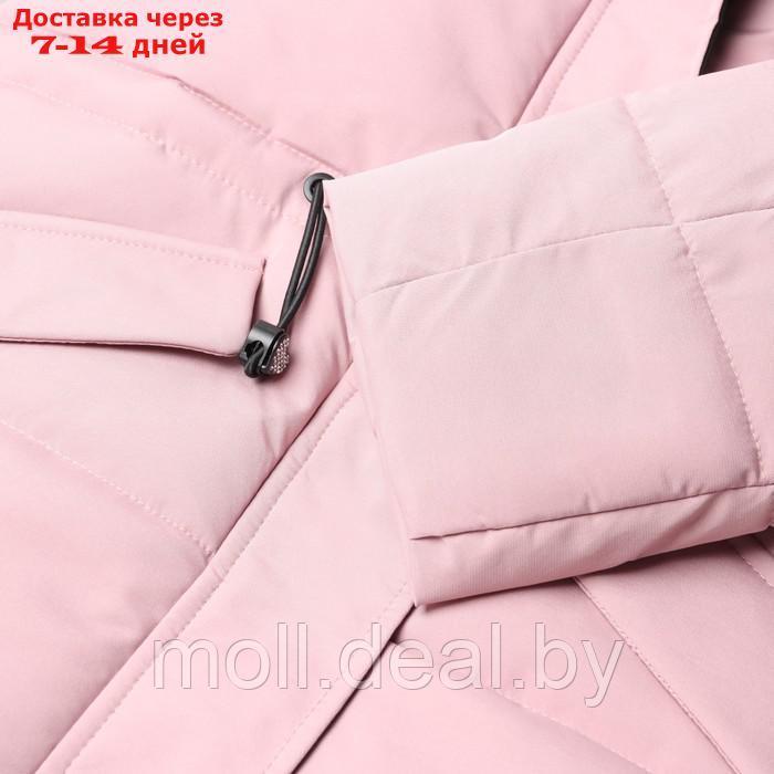 Куртка зимняя для девочек, цвет розовый, рост 122 см - фото 3 - id-p218425904