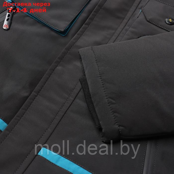 Куртка зимняя для мальчиков, цвет чёрный, рост 110 см - фото 3 - id-p218425905
